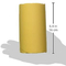 لوحة قرص الصنفرة المصنوعة من أكسيد الألومنيوم PSA باللون الذهبي مقاس 6.4 بوصة لخشب السيارات