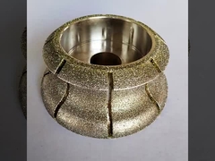 عجلات الطحن ذات الكفاءة العالية ذات الملفات الماسية المصفحة بالكهرباء 140 مم