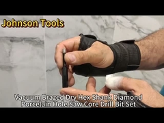 توقف عن تكسير البلاط! سر الثقوب المثالية (طقم مثقاب ماسي جاف)