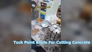 شفرة توربو ملبدة ممتازة مقاس 160 مم لقطع الخرسانة بشكل احترافي