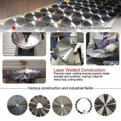 14 بوصة الماس قطع ريش للخرسانة ، 350MM الطوق قطع الماس رأى ريش