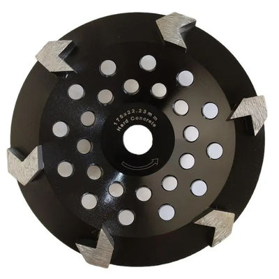 180mm 7 بوصة الماس كأس طحن عجلة V شكل الأسنان