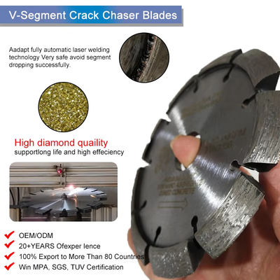 V Groove Saw Blade 105mm - 230mm ، هاون هاوب ريك القرص عالية الكفاءة