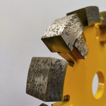 قطع الخرسانة الأرضية 120 مم شفرات الماس نقطة الثنية