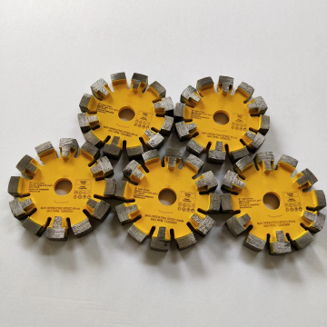 قطع الخرسانة الأرضية 120 مم شفرات الماس نقطة الثنية