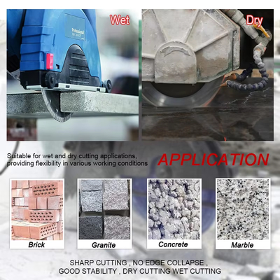 900mm قطع الماس الرطب قرص قطع الخرسانة 60mm هول