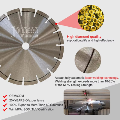900mm قطع الماس الرطب قرص قطع الخرسانة 60mm هول