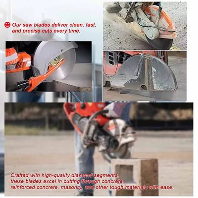 9 "الليزر الملحومة رأى الماس ملموسة شفرات 230MM مع ثقوب التبريد