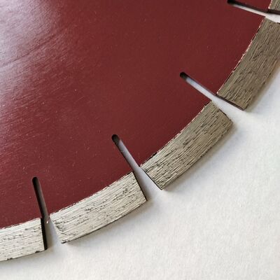 350mm بالليزر الملحومة بليد مع الصامت الأساسية للطوب الثابت أطلقت الصلب