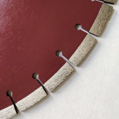 550 ملم ليزر الماس رأى شفرات ملموسة للجافة أو الرطب قطع أرضية خرسانية