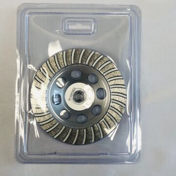 الوزن الخفيف 100-180mm عجلة طحن التوربو الخرسانة مع قلب الألومنيوم