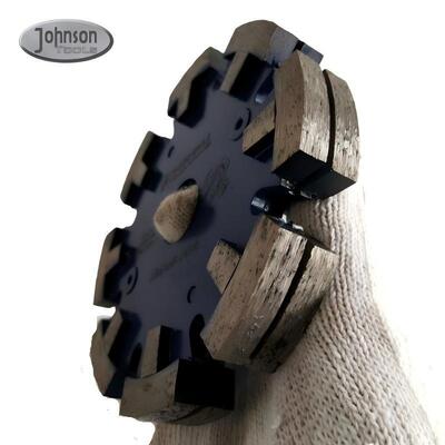 125mm الساخنة ضغطت ثنية نقطة الماس شفرات ثلاث طبقات نوع الاستخدام الرطب / الاستخدام الجاف