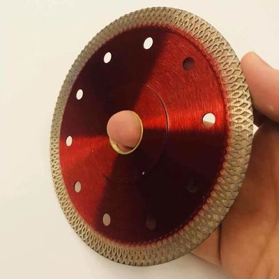 SGS 125mm X Mesh Turbo بورسلين قطع طاحونة عجلة حمراء