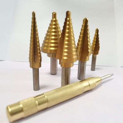 MultiStep التيتانيوم المغلفة HSS4241 6 قطعة Hex Shaft HSS مثقاب مقاومة الصدأ